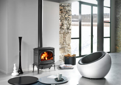 Jotul F 400 Eco SE BP interiér horní vývod