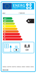 Jotul F 500 Eco energetický štítek