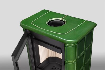 Romotop Siena N 02 keramika zelená šumavská detail I