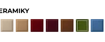 barevné glazury keramiky