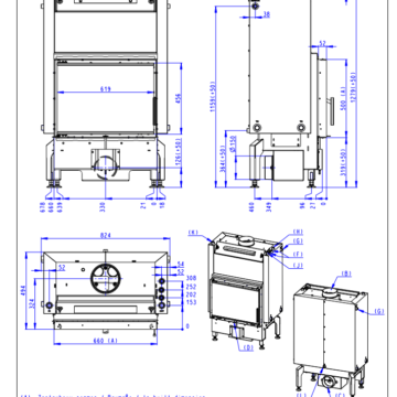 Romotop DYNAMIC W 2G 66.50.01 nákres a rozměry